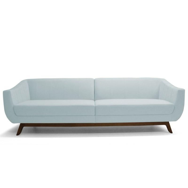 Encontraproduto.com.br - Sofá Atenas 3 Lugares 230cm C12 Branco - Domi