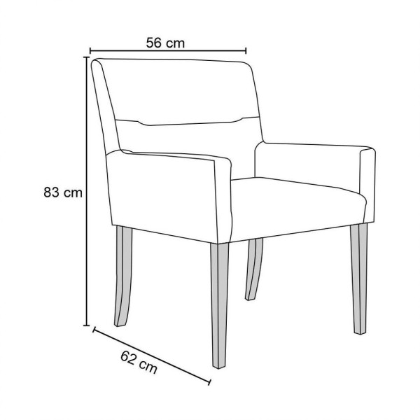 Encontraproduto.com.br - Kit 2 Poltronas Decorativas Base Madeira Angel Veludo C-292 Uva - Domi