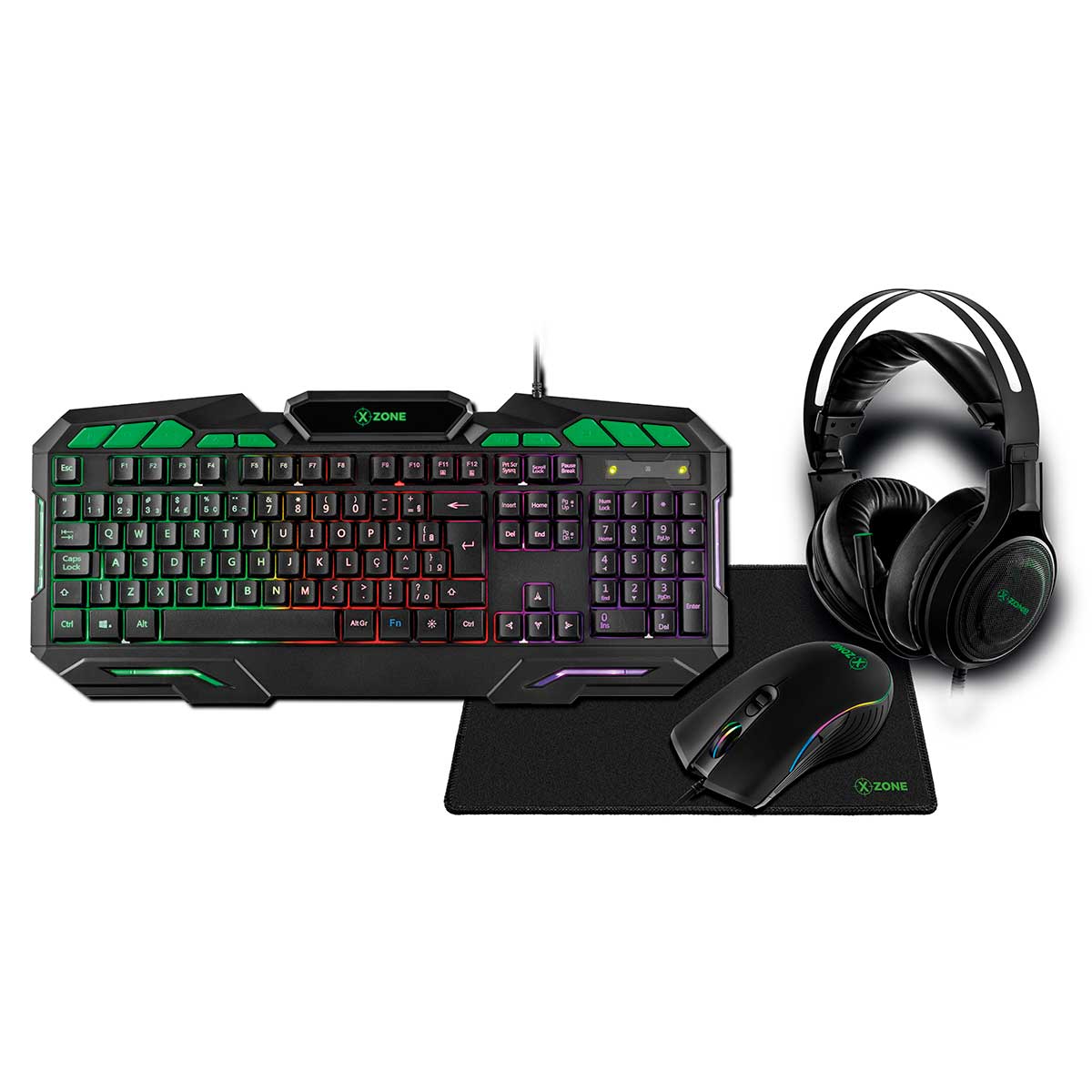 Encontraproduto.com.br - Kit Gamer 4 em 1 Xzone - GTC-02