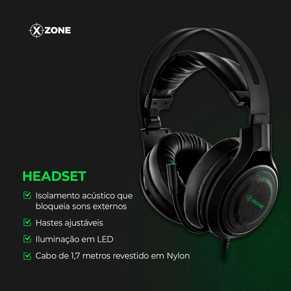 Encontraproduto.com.br - Kit Gamer 4 em 1 Xzone - GTC-02