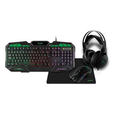Encontraproduto.com.br - Kit Gamer 4 em 1 Xzone - GTC-02