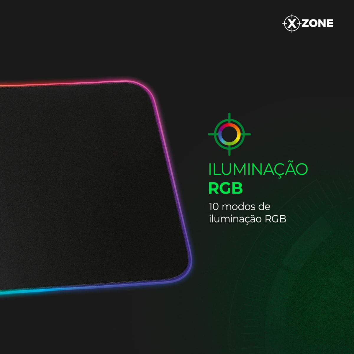 Encontraproduto.com.br - Mousepad Gamer RGB Xzone GMP-01