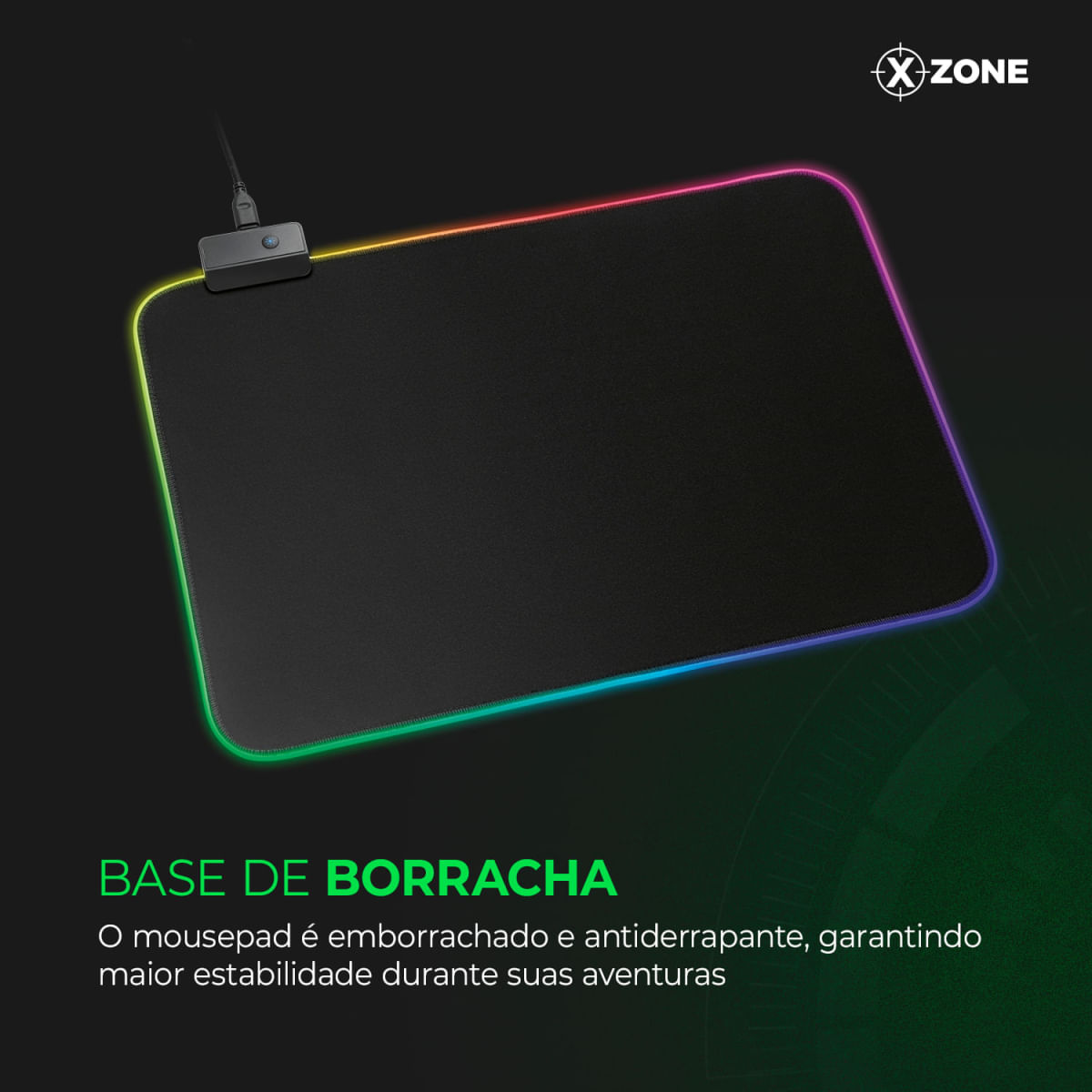 Encontraproduto.com.br - Mousepad Gamer RGB Xzone GMP-01