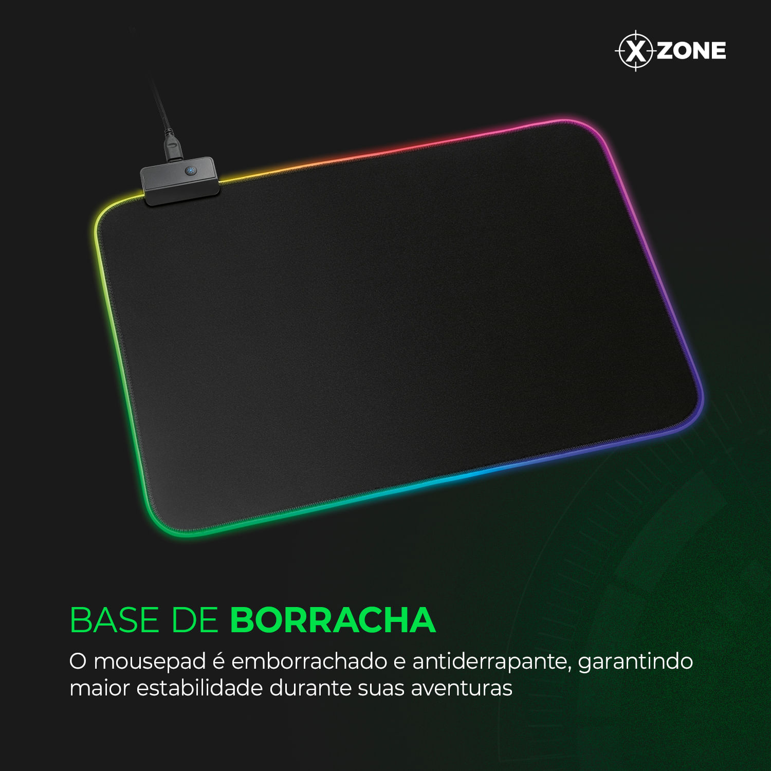 Encontraproduto.com.br - Mousepad Gamer RGB Xzone GMP-01