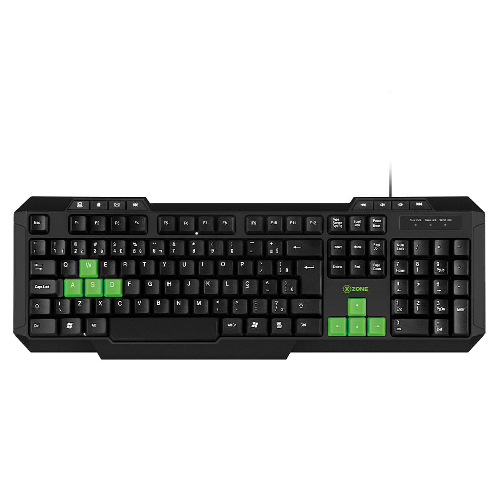 Encontraproduto.com.br - Teclado Gamer Standard Xzone GTB-01