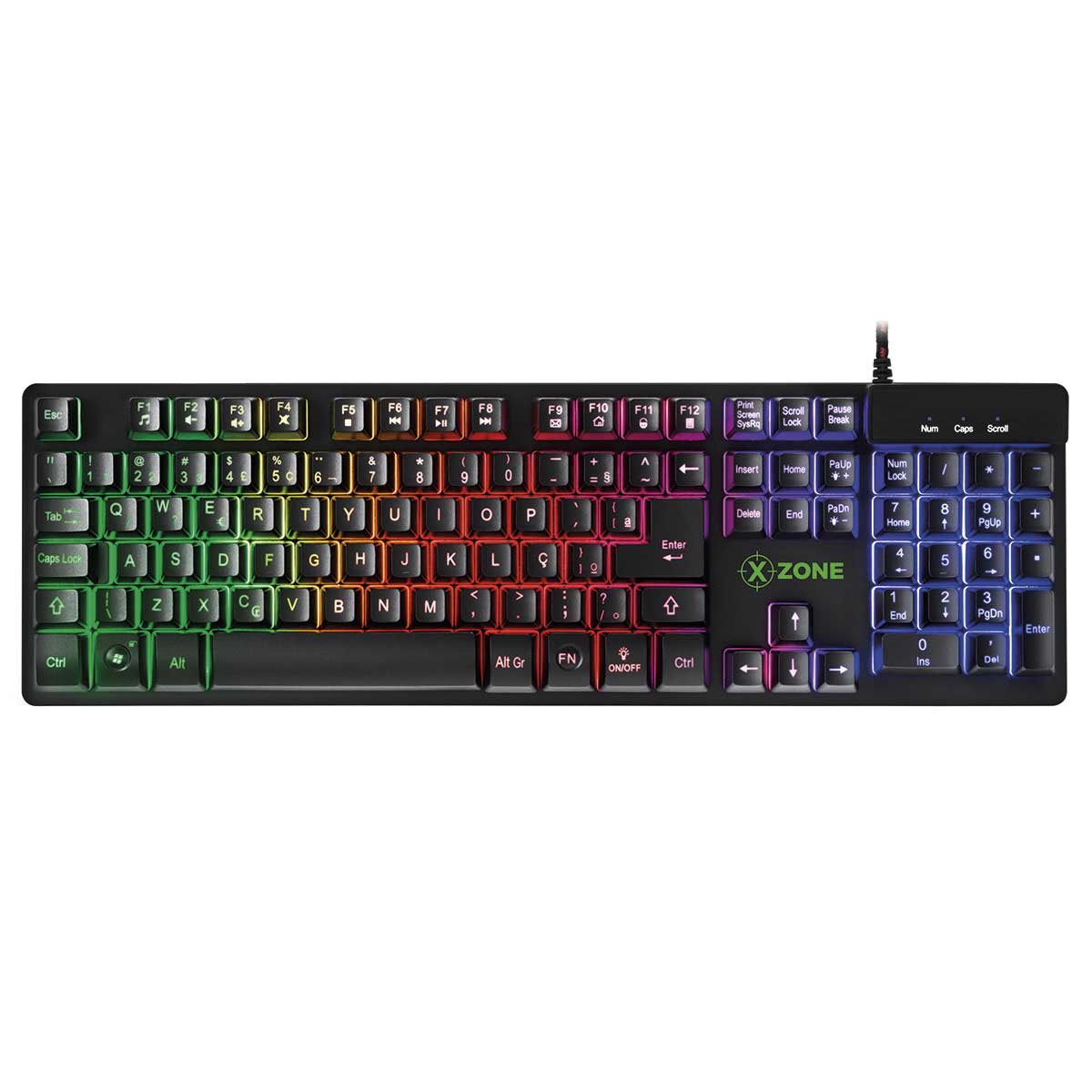 Encontraproduto.com.br - Teclado Gamer Semimecânico Xzone GTS-01