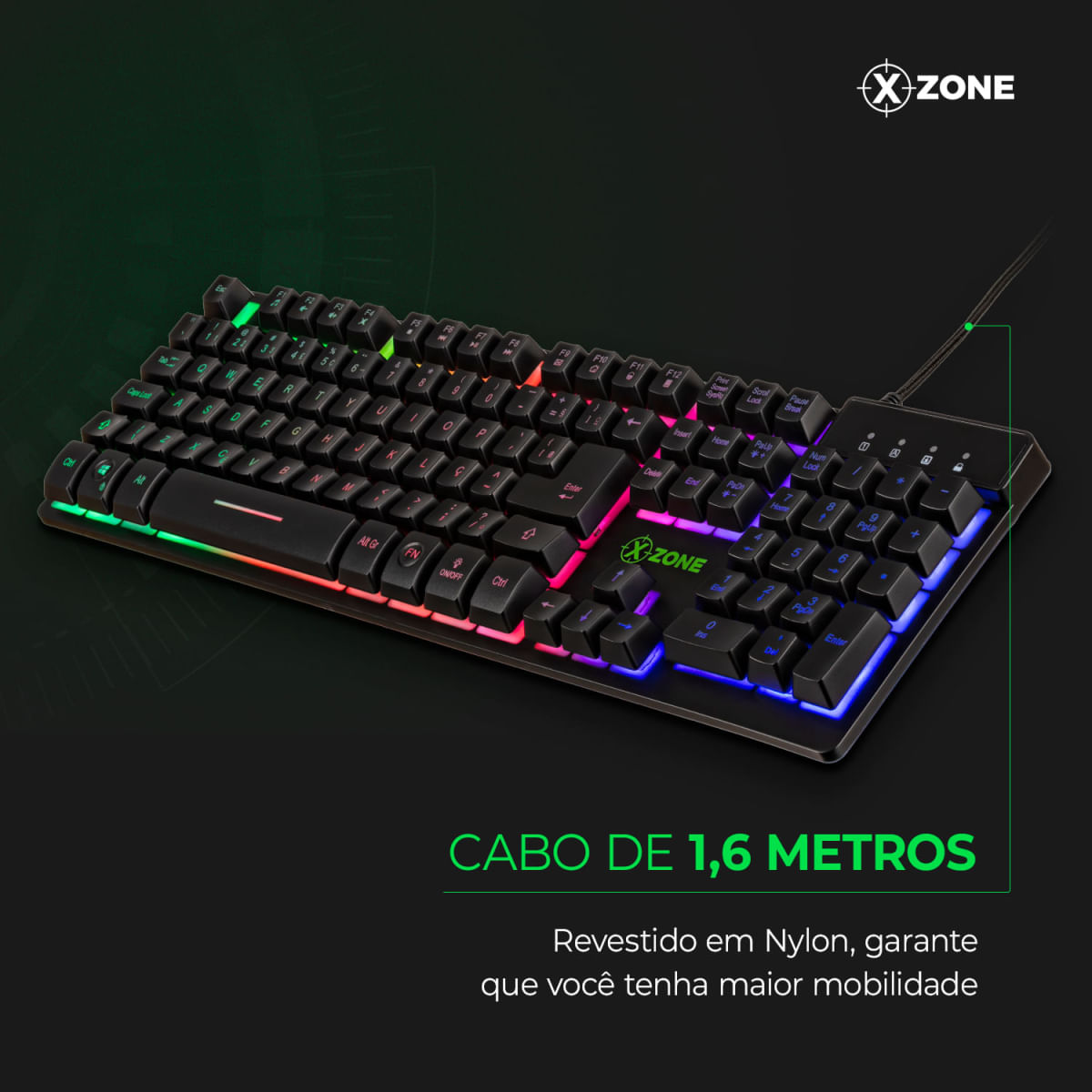 Encontraproduto.com.br - Teclado Gamer Semimecânico Xzone GTS-01