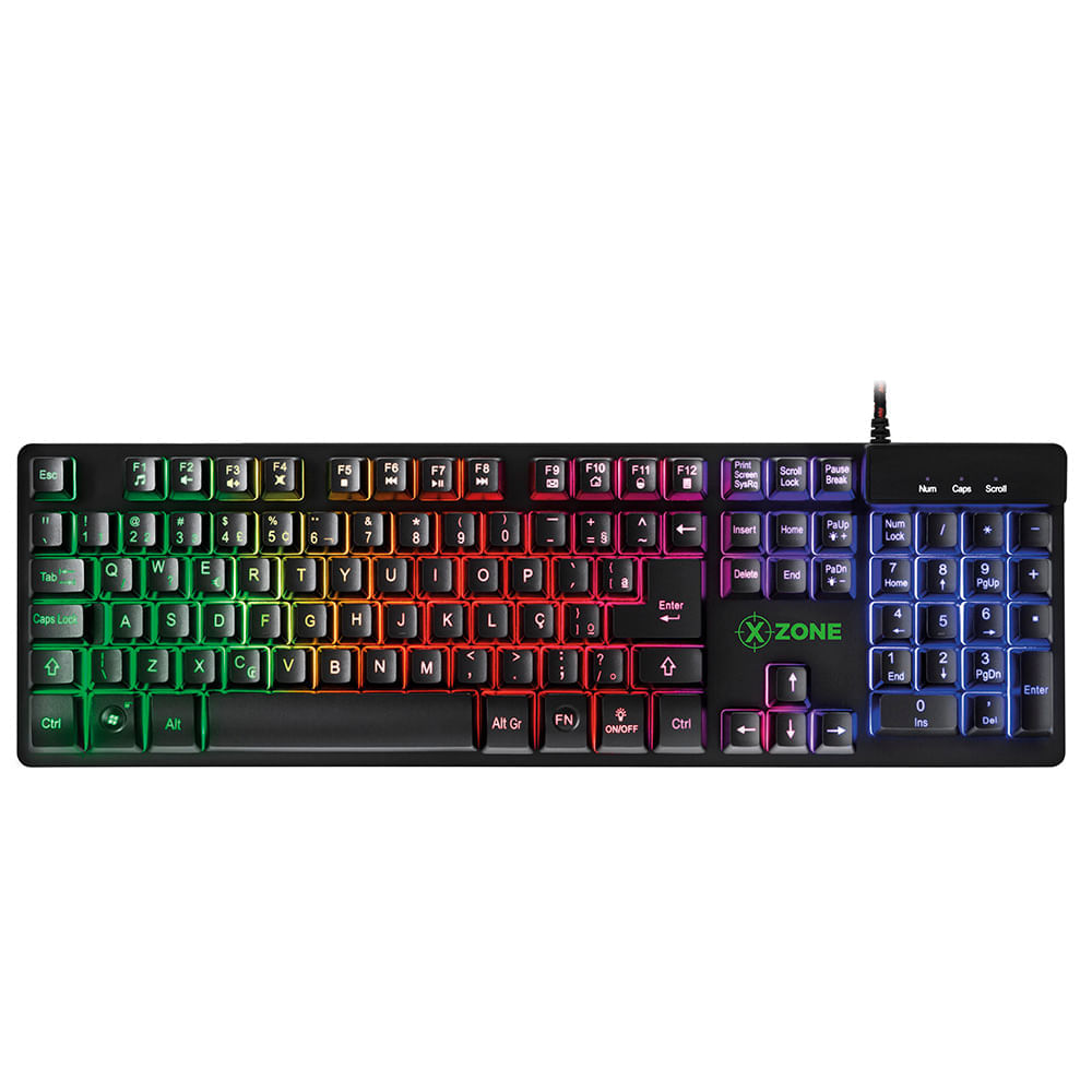 Encontraproduto.com.br - Teclado Gamer Semimecânico Xzone GTS-01