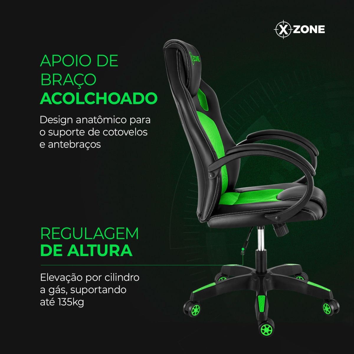 Encontraproduto.com.br - Cadeira Gamer Xzone CGR-02
