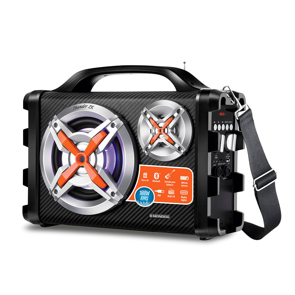 Encontraproduto.com.br - Caixa Amplificada Mondial Thunder IX MCO-09