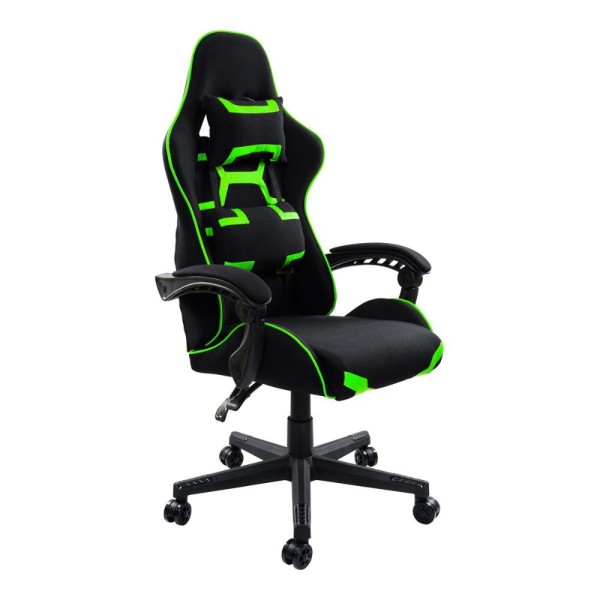Encontraproduto.com.br - Cadeira Gamer Pelegrin Reclinável PEL-3018 Preta e Verde
