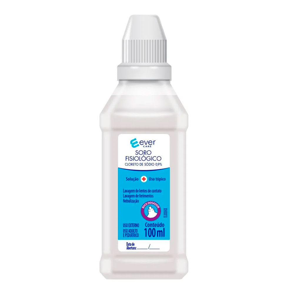 Encontraproduto.com.br - Soro Fisiológico Ever Care Bico Dosador 100ml