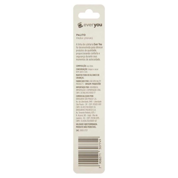 Encontraproduto.com.br - Palito Inox Para Unhas Ever You 1 Unidade
