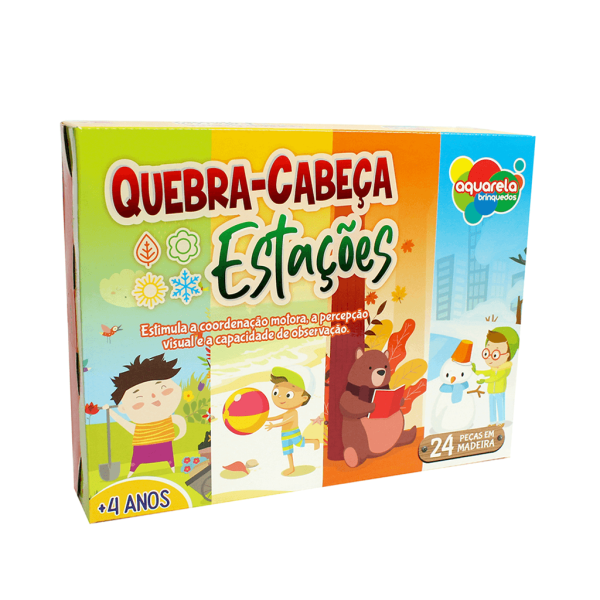 Encontraproduto.com.br - BRINQUEDO QUEBRA CABECA ESTACOES 24PCS R.142
