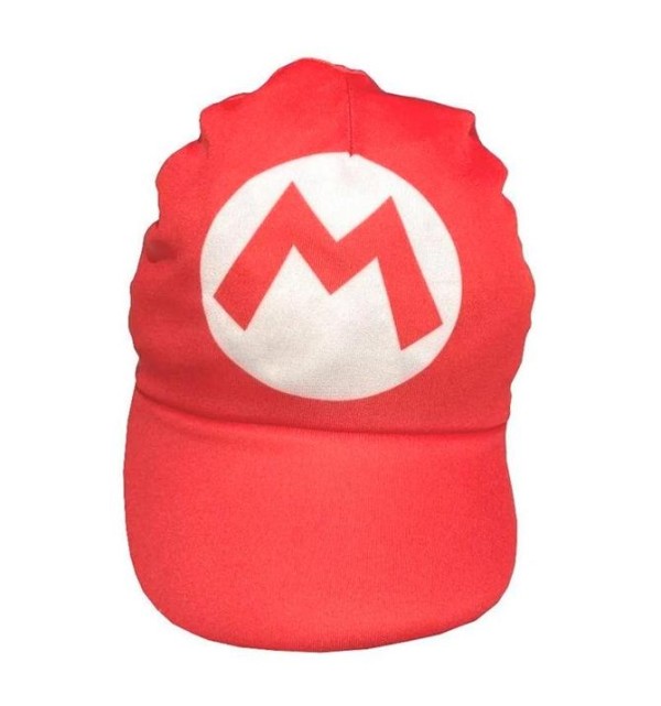 Encontraproduto.com.br - Fantasia Super Mario Bebê Original Curta Com Boné 1 a 2 anos
