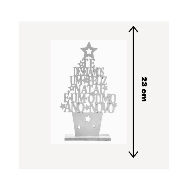 Encontraproduto.com.br - Árvore De Madeira Dizeres E Estrelas - Wincy