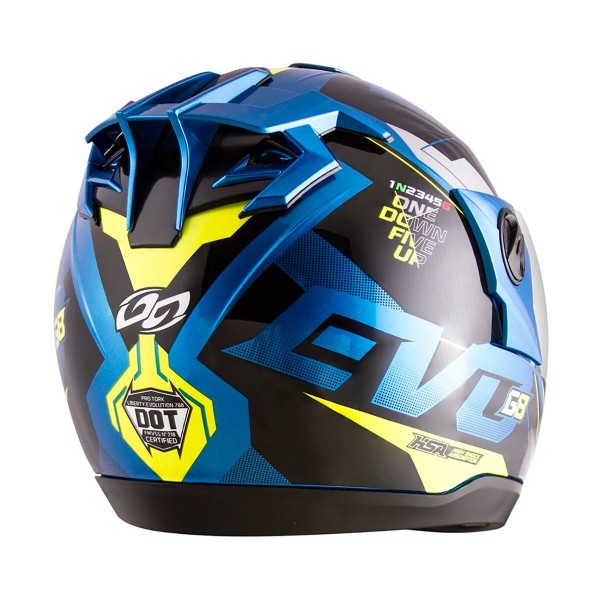 Encontraproduto.com.br - Capacete Pro Tork Evolution G8 EVO Brilhante 60