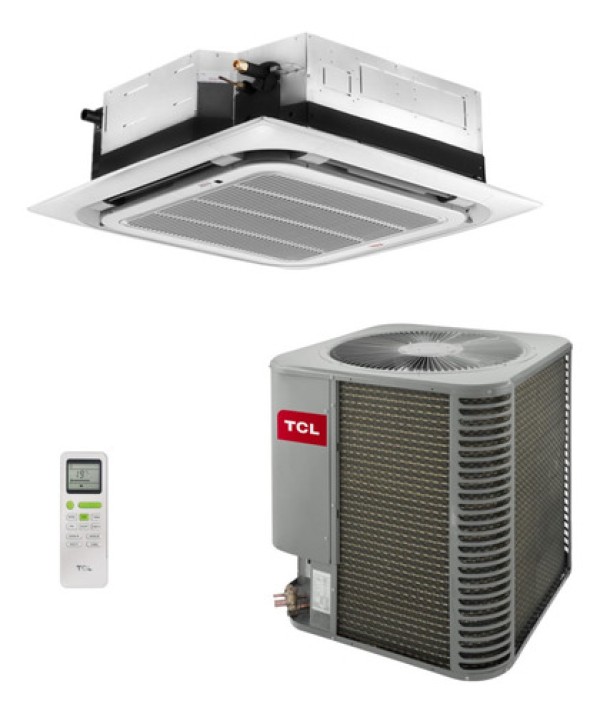 Ar Condicionado Split Cassete 4 Vias Inverter TCL 55000 BTU/h Frio Monofásico TAC 55 CSA/CT-INV – 220 Volts