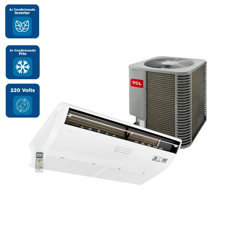 Encontraproduto.com.br - Ar Condicionado Split Piso Teto TCL Inverter 55.000 Btus Frio 220v R-32