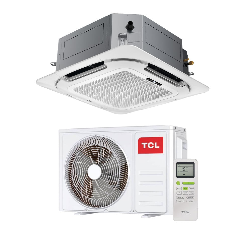 Encontraproduto.com.br - Ar Condicionado Split Cassete Inverter TCL 24000 BTU/h Quente e Frio TAC24CHSGCTINV – 220 Volts