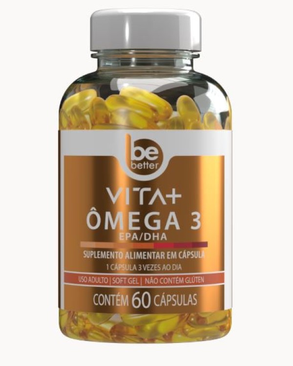 Vita Mais Ômega 3 1000Mg Com 60 Cápsulas Be Better