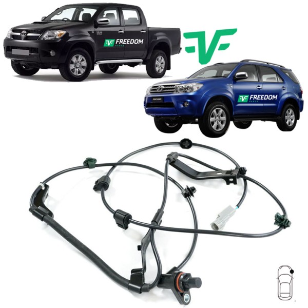 Sensor de freio abs toyota hilux sw4 2011 á 2016 dianteiro lado esquerdo