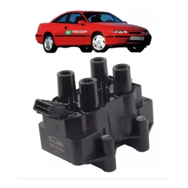 Encontraproduto.com.br - Bobina de ignição gm astra vectra 1.8i 2.0i calibra omega 2.0i - 90458250 4 pinos