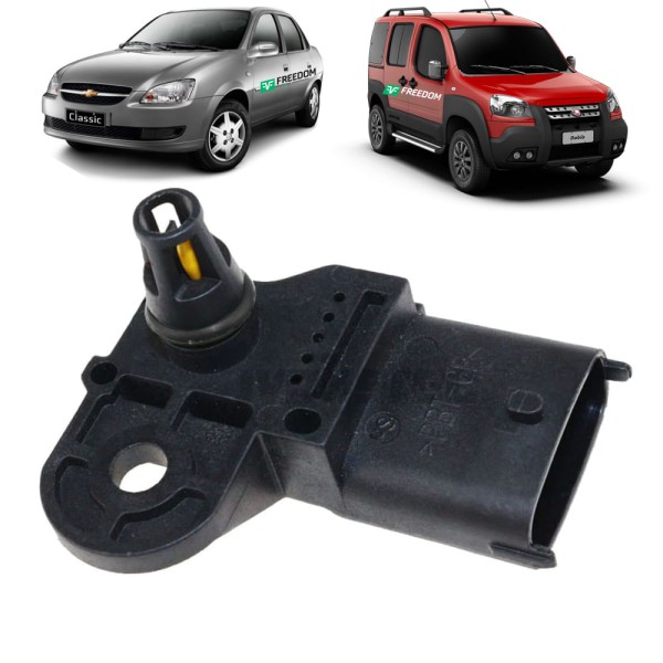 Encontraproduto.com.br - Sensor de map gm celta corsa meriva montana prisma fiat doblo idea punto strada 2001 á 2011