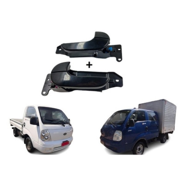 Maçaneta da porta kia bongo k2500 k2700 interna lado esquerdo - 2005 a 2012