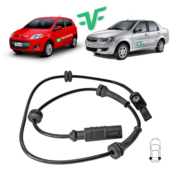 Encontraproduto.com.br - Sensor de freio abs fiat palio hatch siena 2012 á 2018 traseiro direito/esquerdo