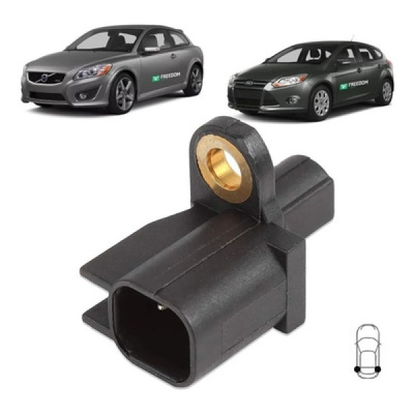 Encontraproduto.com.br - Sensor de freio abs ford focus volvo c30 c70 s40 v50 2004 á 2019 traseiro direito/esquerdo