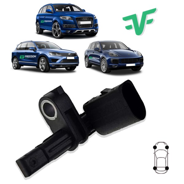 Sensor de freio abs audi q7 porsche cayenne vw touareg 2011 á 2018 dianteiro/traseiro direito/esquerdo