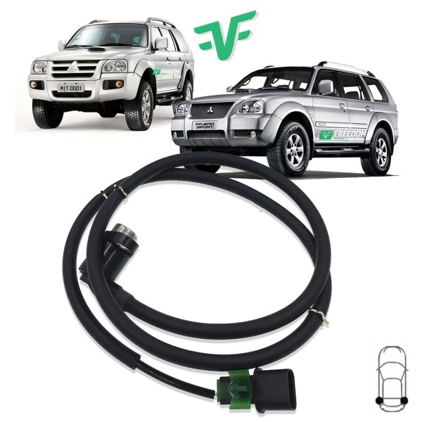 Encontraproduto.com.br - Sensor de freio abs mitsubishi pajero sport 2.5d 3.0 1999 á 2011 traseiro direito/ esquerdo