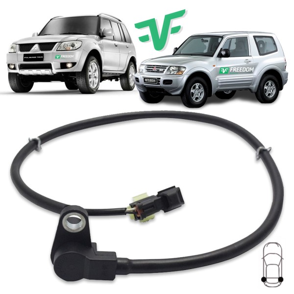 Sensor de freio abs mitsubishi pajero io 1.8 tr4 2.0 1999 á 2015 traseiro direito/esquerdo