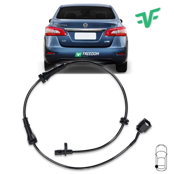Encontraproduto.com.br - Sensor de freio abs nissan sentra 2.0 16v 2014 á 2020 traseiro esquerdo