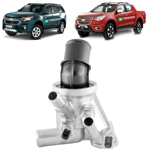 Carcaça da valvula termostática gm trailblazer s10 .2.8 16v turbo 2013 á 2020