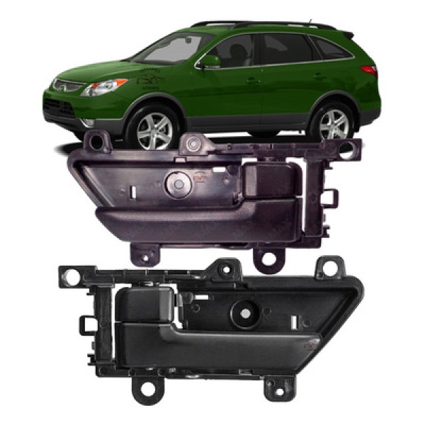 Maçaneta da porta hyundai vera cruz 3.8 24v 2007 á 2012 dianteira interna lado esquerdo