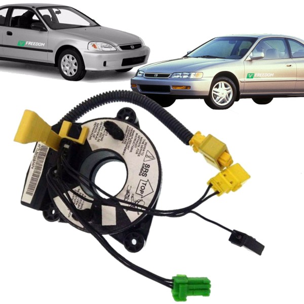 Encontraproduto.com.br - Cinta do airbag honda accord ex lx 2.3 3.0 civic 1.6 prelude 2.2 1998 á 2001