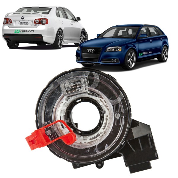 Encontraproduto.com.br - Cinta do airbag vw golf jetta passat tiguan audi a3 a3 sportback a4 a6 2004 á 2013 hard disk c/suporte longo do conector