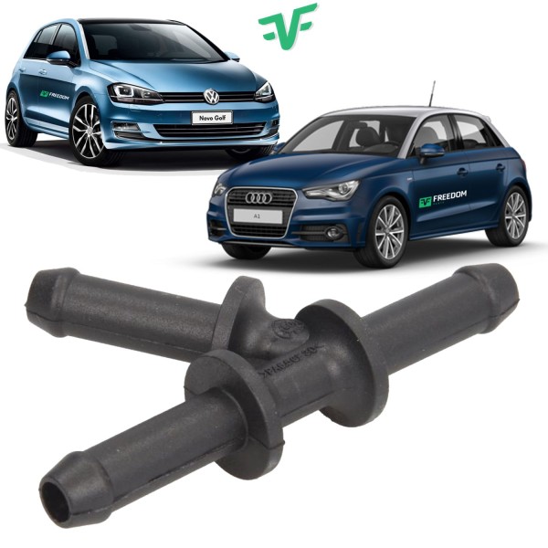 Encontraproduto.com.br - Mangueira flange líquido arrefecimento vw golf gol saveiro audi a1 a3 q7 1.4 1.6 3.0 - 2007 a 2022
