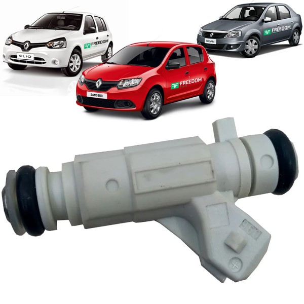 Bico injetor renault clio logan sandero 1.0 16v 2012 á 2016