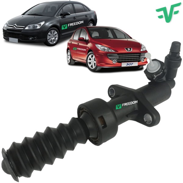 Atuador hidraulico de embreagem citroen c4 hatch pallas xsara picasso peugeot 307 308 406 1.6 2.0 1998 à 2014 - cilindro escravo