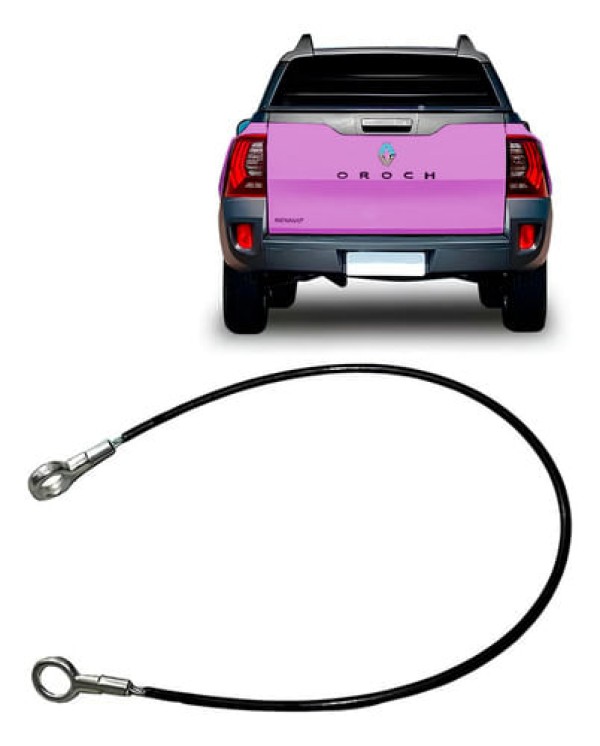 Encontraproduto.com.br - CABO DO PORTA MALAS CAÇAMBA RENAULT OROCH 1.3 1.6 2.0 16V 2016 A 2023
