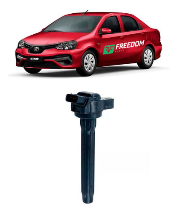BOBINA DE IGNIÇÃO TOYOTA ETIOS YARIS 1.3 1.5 16V 2016 A 2022