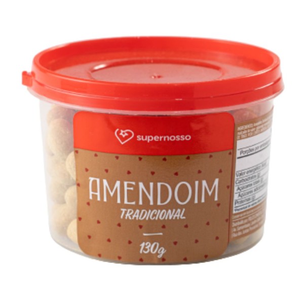 Amendoim Crocante Tradicional Supernosso 130g