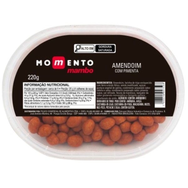 Amendoim com Pimenta Momento Mambo 220g