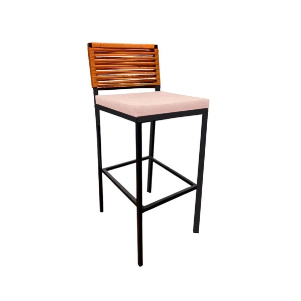 Banqutea Solen Linho Bege e Terracota
