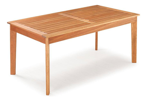 Mesa em Madeira Maciça Retangular 220cm Primavera Casa e Jardim Móveis Stain Jatobá