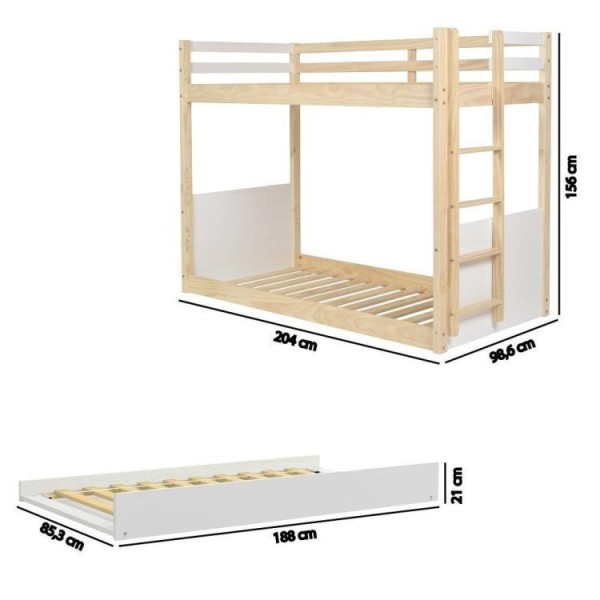Encontraproduto.com.br - Treliche Infantil Garden Com Painel Superior Casatema Natural/branco