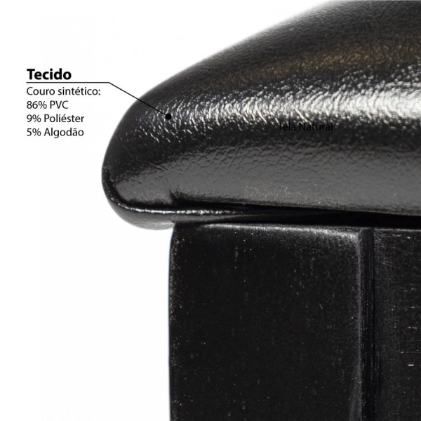 Encontraproduto.com.br - Kit 2 Cadeiras Com Encosto Em Tela E Estofada Cannes Casatema Preto